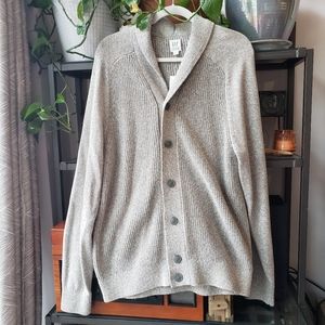 Gap shawl-collar cardigan, Grandpa style